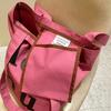Aeiou Logo Bag (Cotton 100%) Pink Black