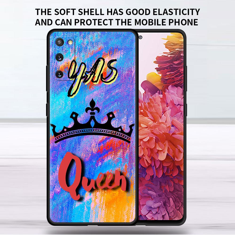 Soft Case For Samsung Galaxy Note 20 Ultra 10 Plus Lite A50 A70 A20 A40 A20e 9 8 A60 A10e Funda Phone Cover Princess Mom Queen