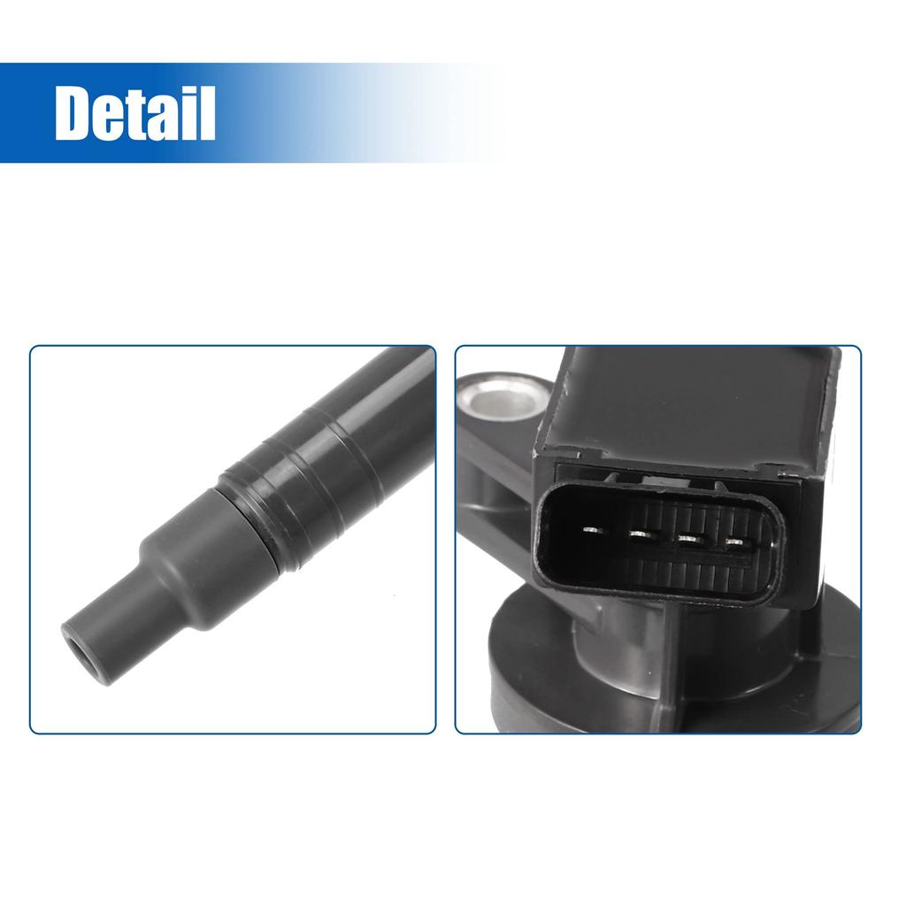 uxcell Car Ignition Coils 90919-02239 90080-19015 UF247 DQ50113 5C1074 Compatible with Toyoda Corolla Celica Matrix MR2 (4 Pieces)