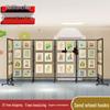 Wrought Iron Folding Display Stand for Art Exhibitions and Storage