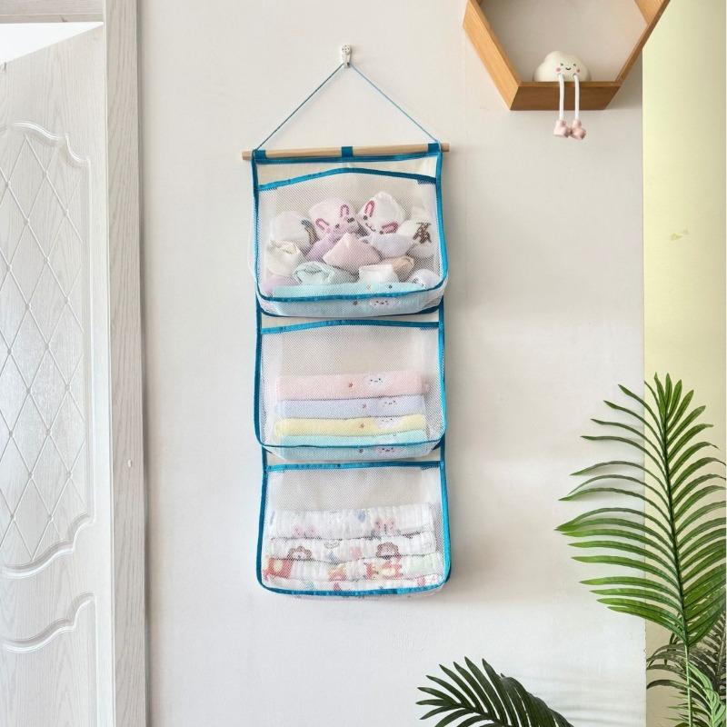 Ins Dekorative Hängende Aufbewahrungstasche Nordisch Vierlagig Kinderzimmer Unterwäsche Socken Puppe Haaraccessoires Aufbewahrungstasche Organizer