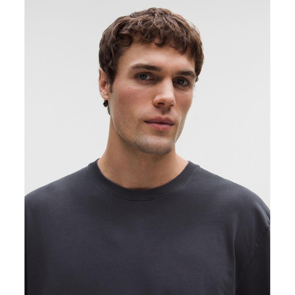 Lululemon HeavyweighT CoTTon Jersey T shirT Fade Dye Coal