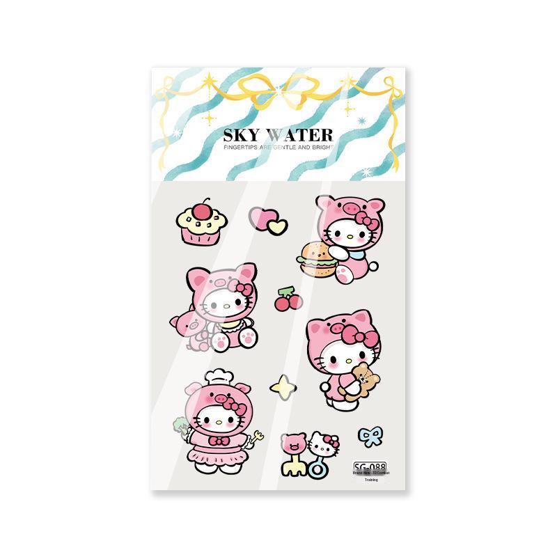 3D мультяшная свинка Китти наклейка для телефона и компьютера