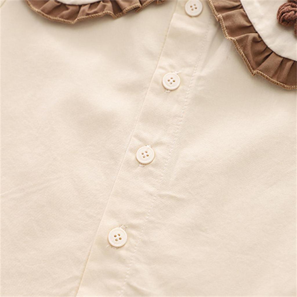 2024 3Pcs Spring Baby Girls Clothing Sets Children Knitted Vest Lace Shirt Pants  Suit Infant Floral Princess Clothes Kids Outfits