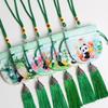 Dragon Boat Festival DIY Handmade Sachet Material Kit New Chinese Style Panda Mugwort Mosquito-Repelling Spice Sachet Finished Hanging Ornament