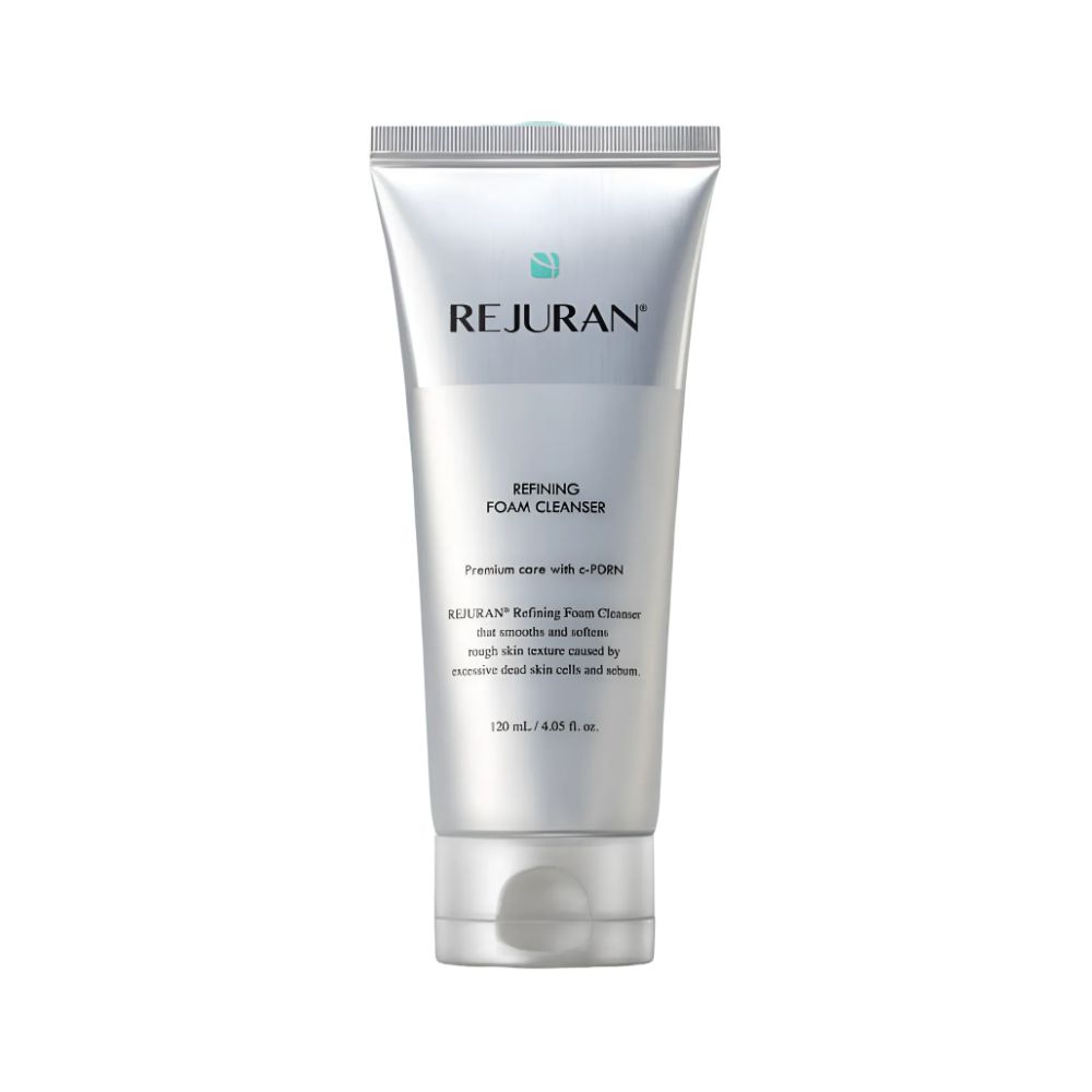 Rejuran Refining Foam Cleanser 120ml Gentle Deep Purifying Face Wash for Sensitive Skin and Hydrating Barrier Care