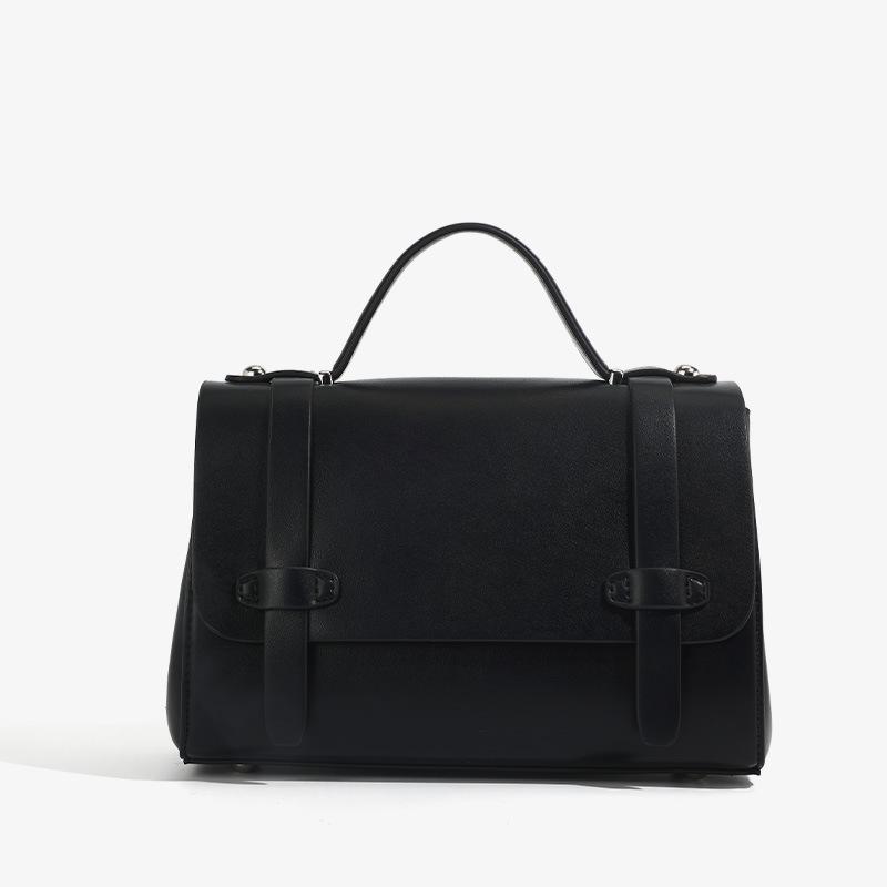 

2025 Summer New Fashionable Handbag, Niche High-End Large-Capacity Commuting Shoulder Crossbody Messenger Bag чорний