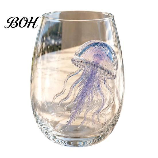 Εκλεπτυσμένο Παραθαλάσσιο Στυλ Ποτήρια 12oz Κούπα Νερού Χταπόδι, Ανάγλυφο Σχέδιο, Χειροποίητο Θαλάσσιο Δημιουργικό Ποτήρι με Καλαμάκι για Λάτρεις του Ωκεανού