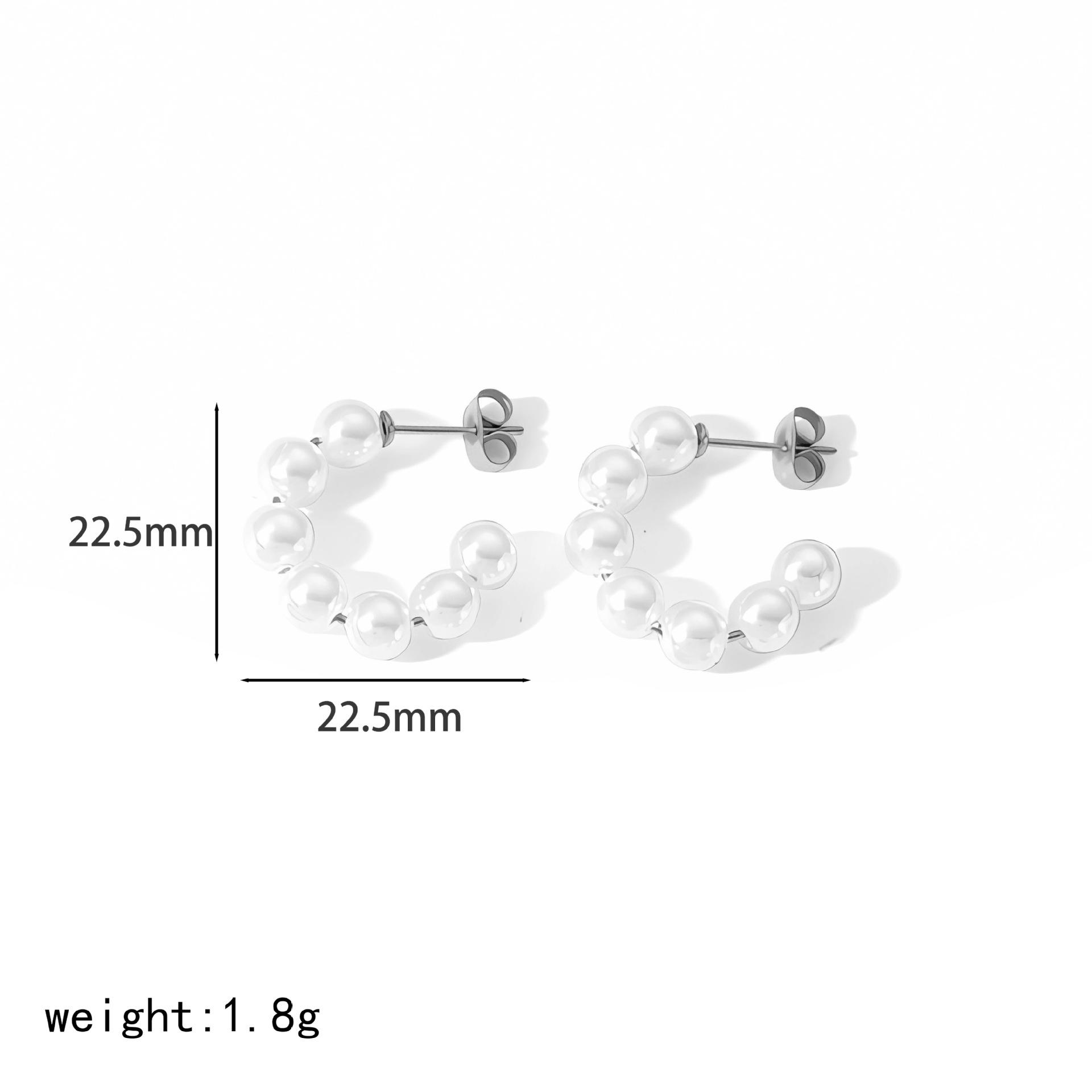 

ins легкие роскошные серьги из жемчуга 18-каратного золота из нержавеющей стали золотые серьги с жемчугом модные серьги с высоким чувством для женщин