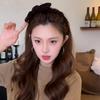 Retro Velvet Bow Headband  Temperament High Crown Hair Clip For Women
