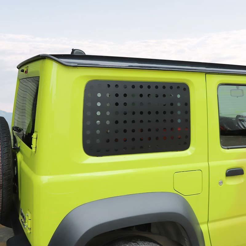 Car Rear Trunk Side Window Glass Decoration Cover Trim Stickers For Suzuki Jimny 2019 Up PVC Car Accessories