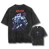 Hot Sale ARISE Solo Leveling Manga Graphic Print T-Shirt Men Women Vintage Washed Cotton Comfortable Short Sleeve Loose Casual Oversize Summer New Tee