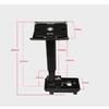 2/4PCS Speaker Stand Bracket Universal Stainless Steel Mount Hanger For Speaker Wall Mount Bracket UB-20II 535 525 550 Black