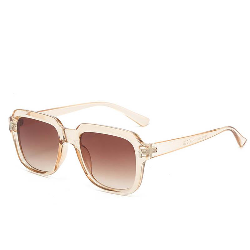 

Luxury Square Sunglasses Men Women Brand Design Oversized Black Orange Original Nail Sun Glasses Female Fashion Shades Eyewear