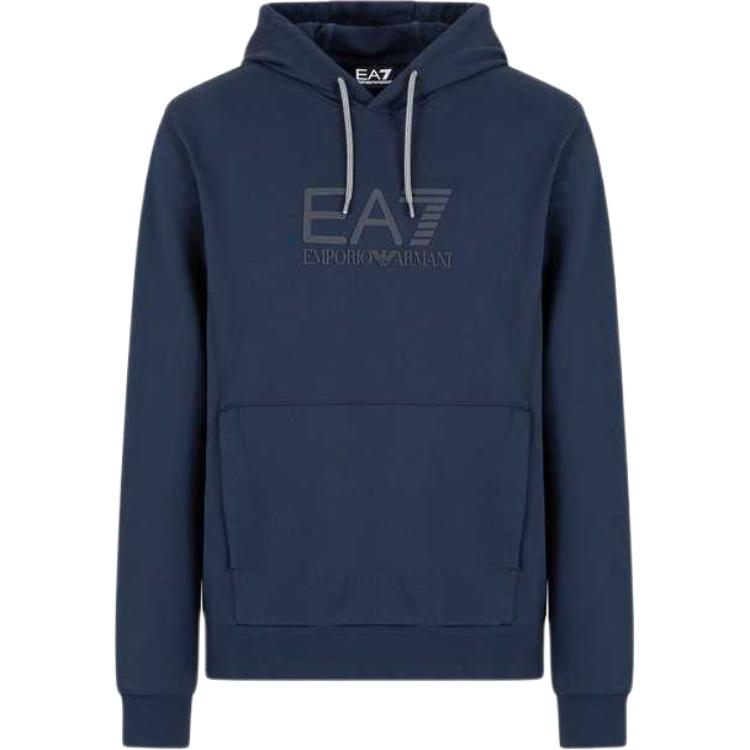 

Emporio Armani EA7 SS25 Logo Letter Hooded Drawstring Long Sleeve Sweatshirt Men sweatshirt Navy-Blue 7M000230-AF13512-UB102 XXXL