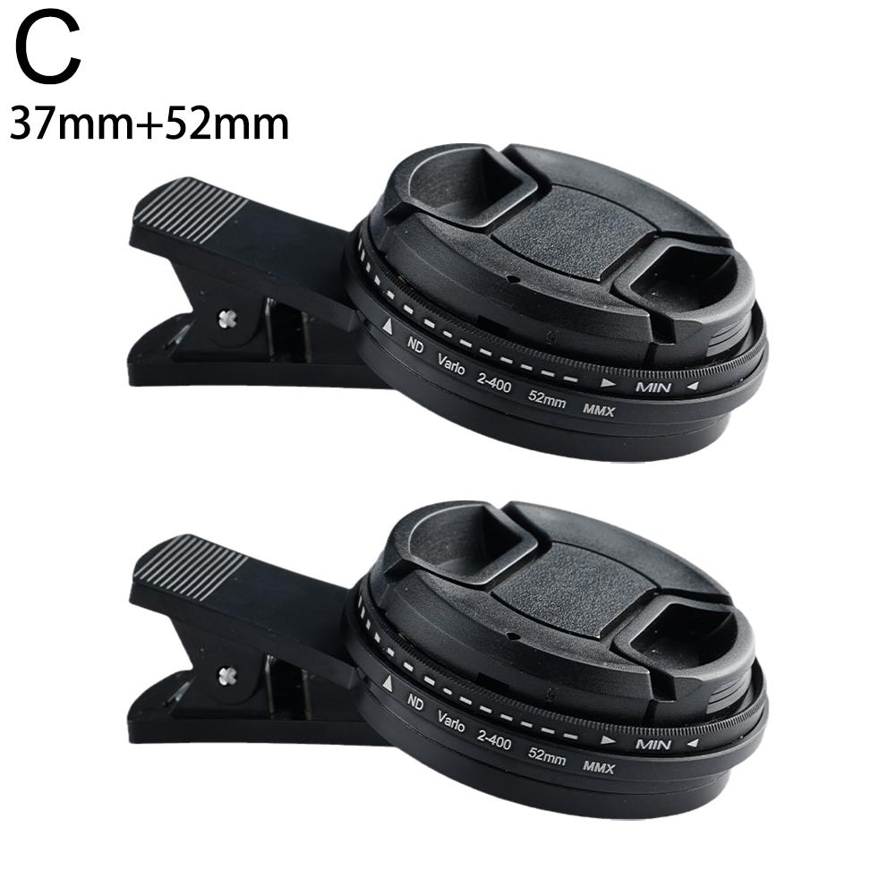 Uniwersalny filtr zmienny ND2-400 do smartfona do obiektywu aparatu telefonu komórkowego do filtra obiektywu telefonu iPhone z klipsem