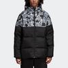 adidas Originals Color Block Reversible Hooded Down Jacket Men Outerwear Black DP8551