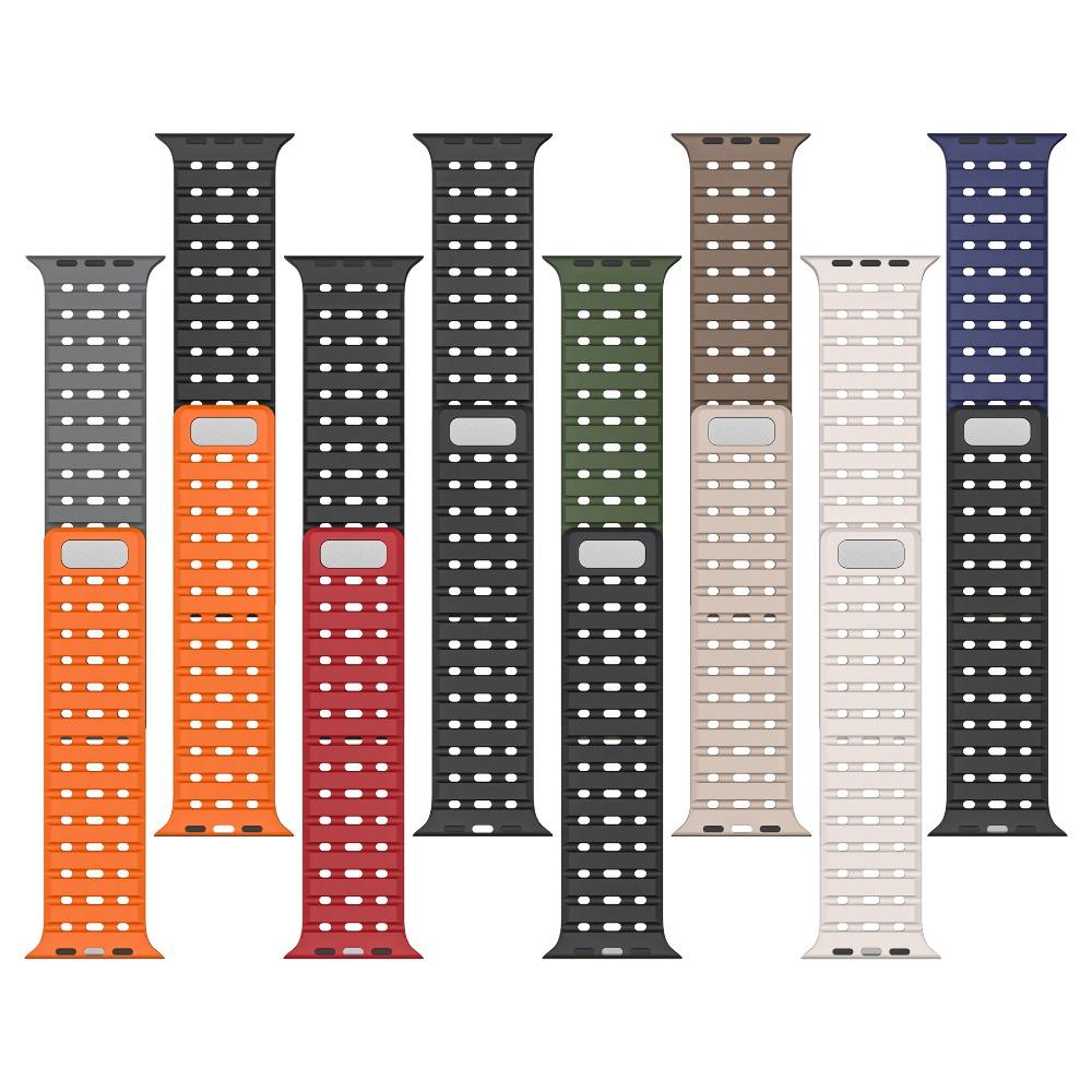 Magnetic Strap For Apple Watch Ultra 3 49mm 46mm 44mm 45mm 38mm 42mm 41mm Belt Silicone Bracelet iWatch Series11 10 8 7 6 5 9 Se3 Band