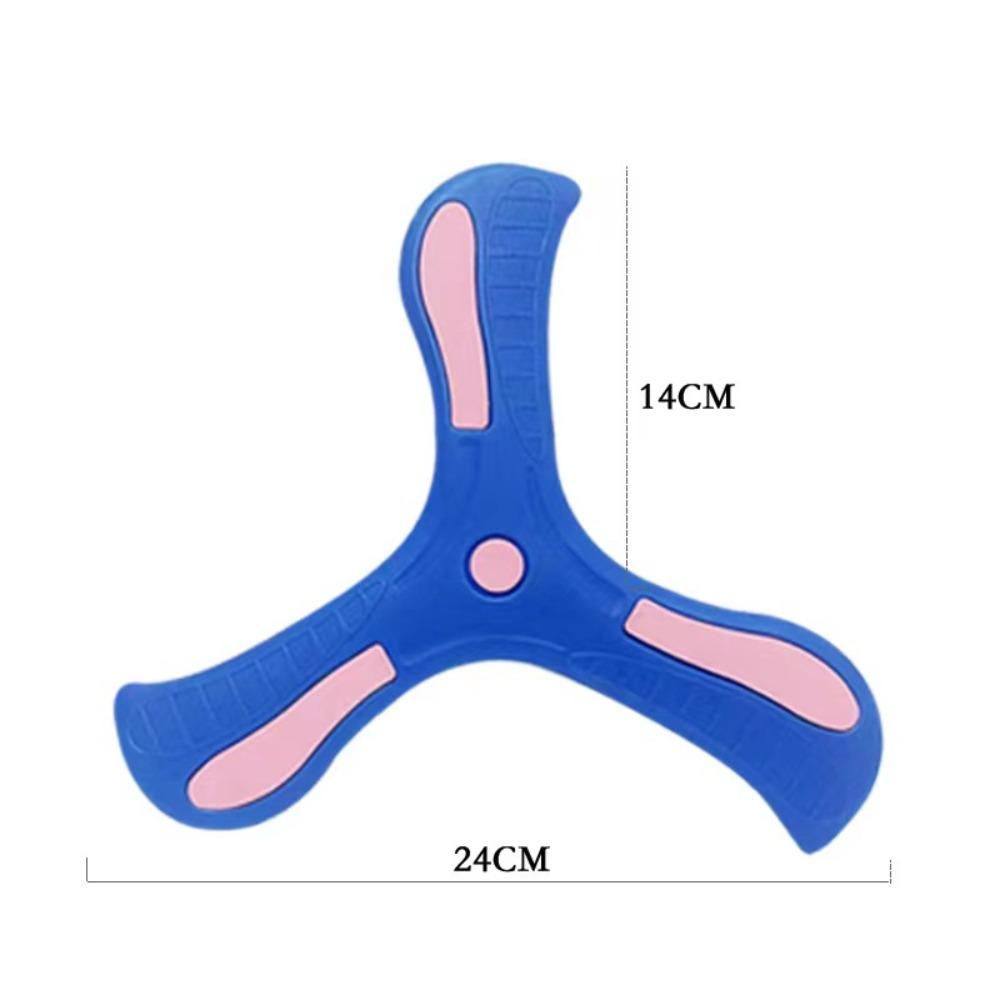 Children Boomerang Soft Three-leaf Cross Outdoor Toy Flying Disc Adult-kids Interactive Sports Toy for Puzzle Decompression Gift