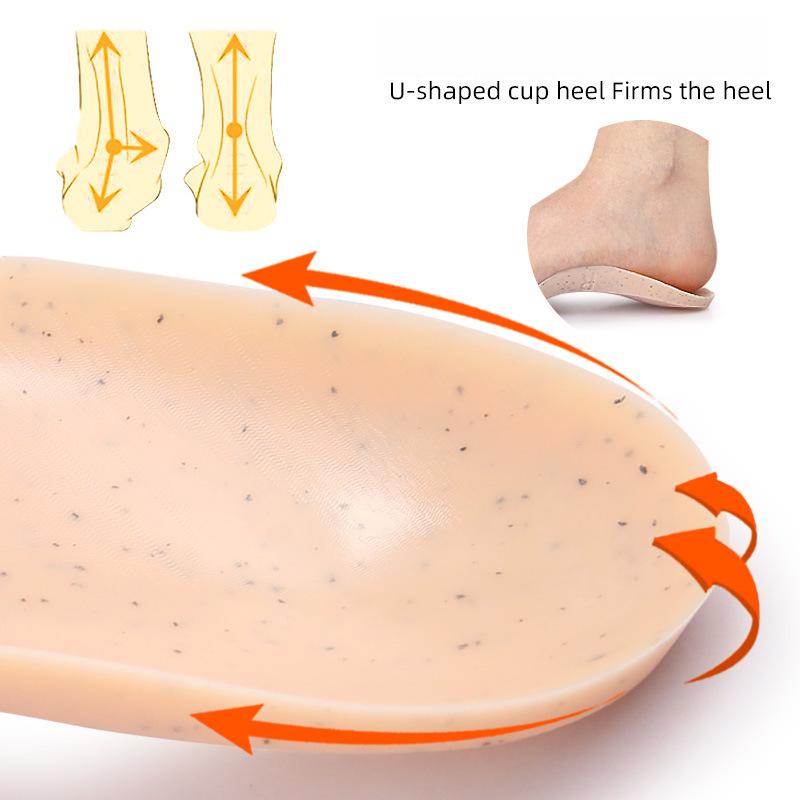 Children's Arch Half Pad Adult Inner and Outer Figure XO Type Leg Orthopedic Heel Pad Flat Arch Support Insole