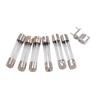 72PCS 6x30mm Glass Fuse Assorted 0.5A-30A 6*30mm Fuse Tubes with Bracket Sample Box for Electrical Safety And Protection Fuses4