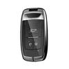 BJE1 Alloy Leather Car Key Case Fob Cover Protector Holder Shell For Chery COWIN Auto Showjet FX11 Pro EV 2020 2021 2024 Accessories