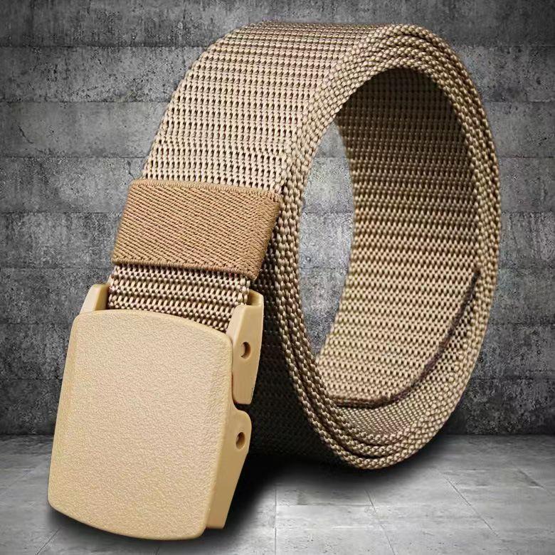 Quick Hair Men And Women Nylon Tactical Belt Student Outdoor Sports Labor Insurance No Metal Quick Drying Military Training Belt