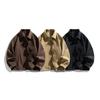 Retro Men's Lapel Jacket: Trendy, Loose-Fit, Plus Size Outerwear for Spring & Autumn
