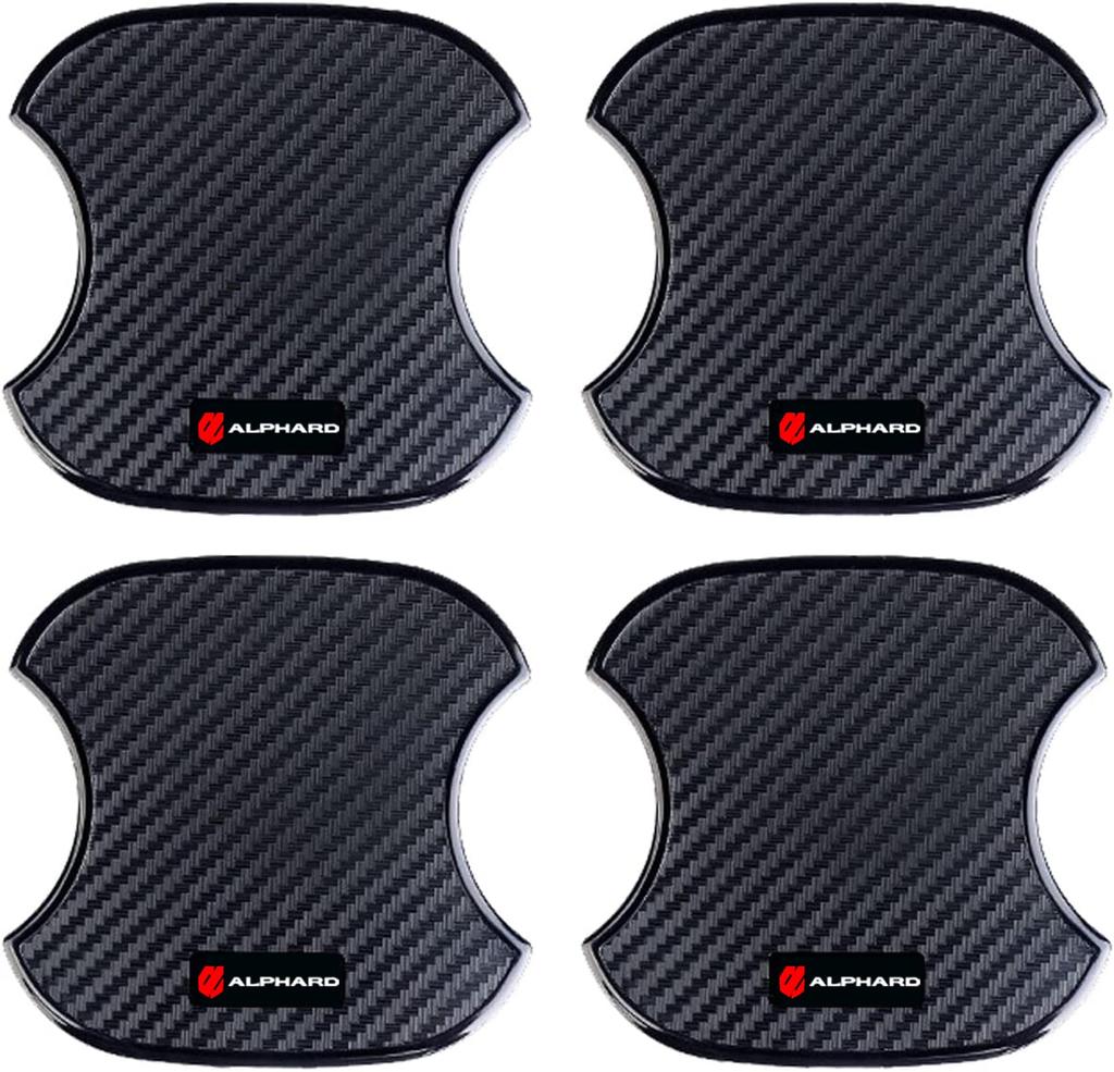 Door Handle Protector for Toyota Alphard 20 Series 30 Series 40 Series Car Carbon