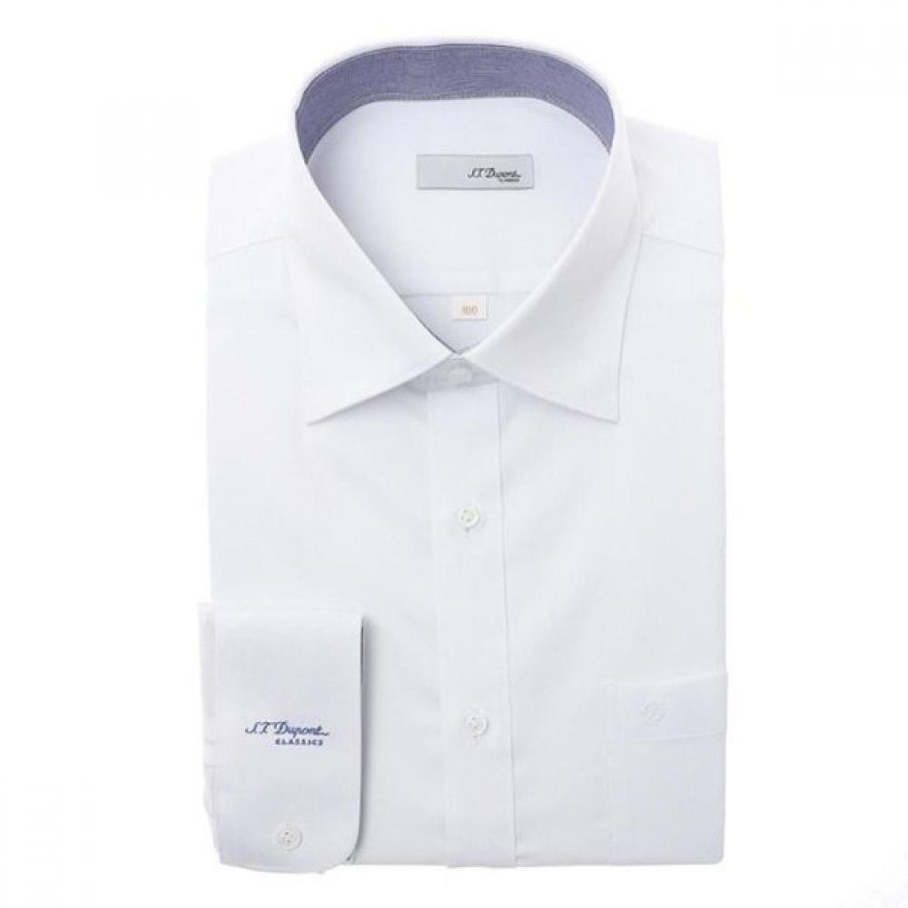 S.t. Dupont Stretch Dobby Long Sleeve Shirt Se6sm11ls163swh 95
