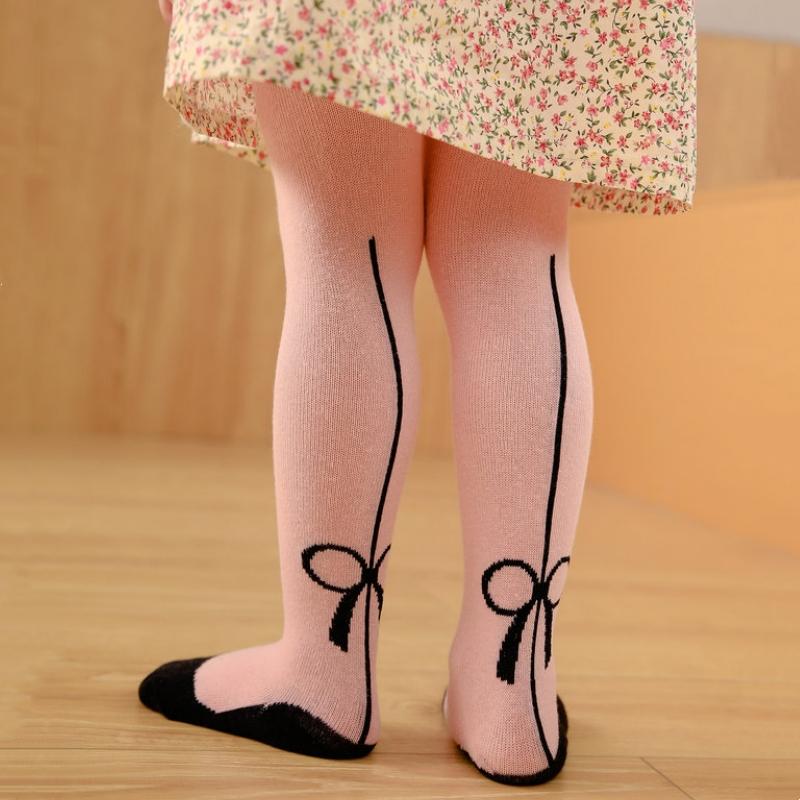 Baby Tights Spring Autumn Pantyhose for Kids Bow Girl Stockings Ballet Toddler Leggings Infant Panty PP Pants