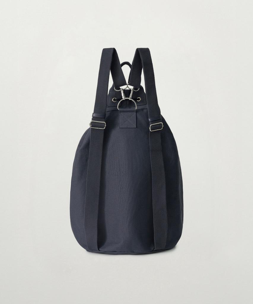 Satur Canvas Drawstring Bag Navy