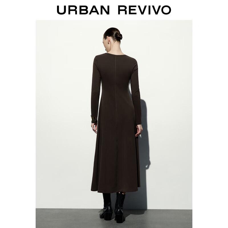 UR 2024 Spring Women's Slim-Fit A-Line Dress