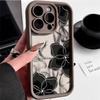 INS Style Dark Flowers Suitable for Apple 16pro Mobile Phone Case New IPhone15promax 13 Personality 14