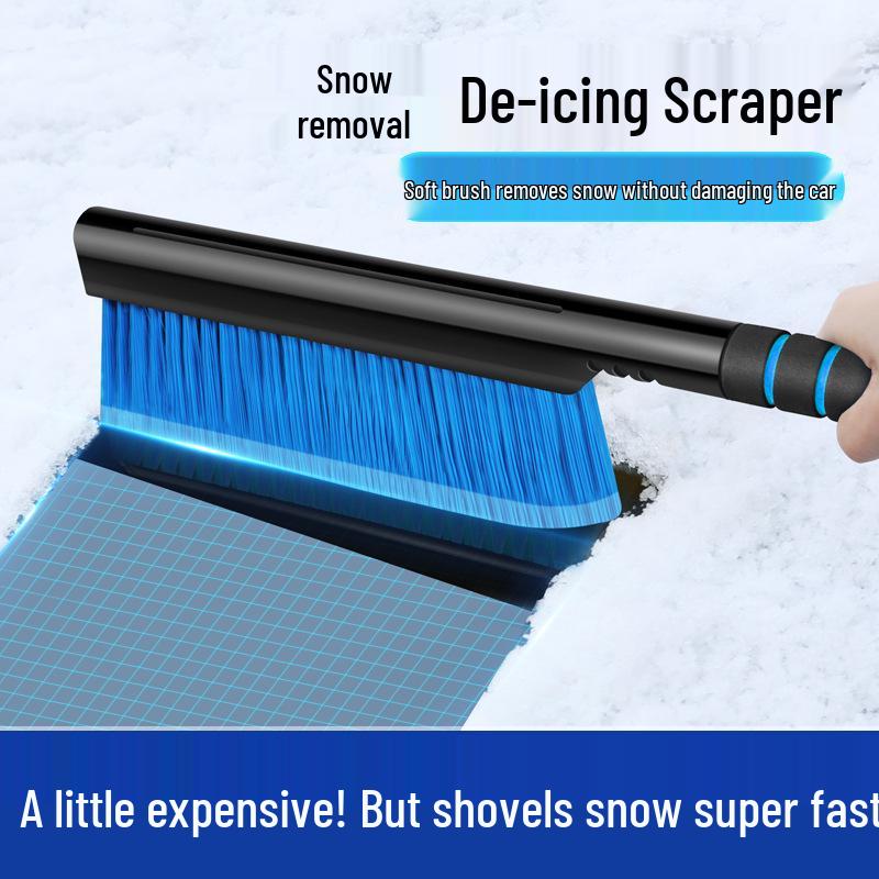 Multi-Functional Snow Removal Brush & Shovel for Car Glass - Safe on Paint