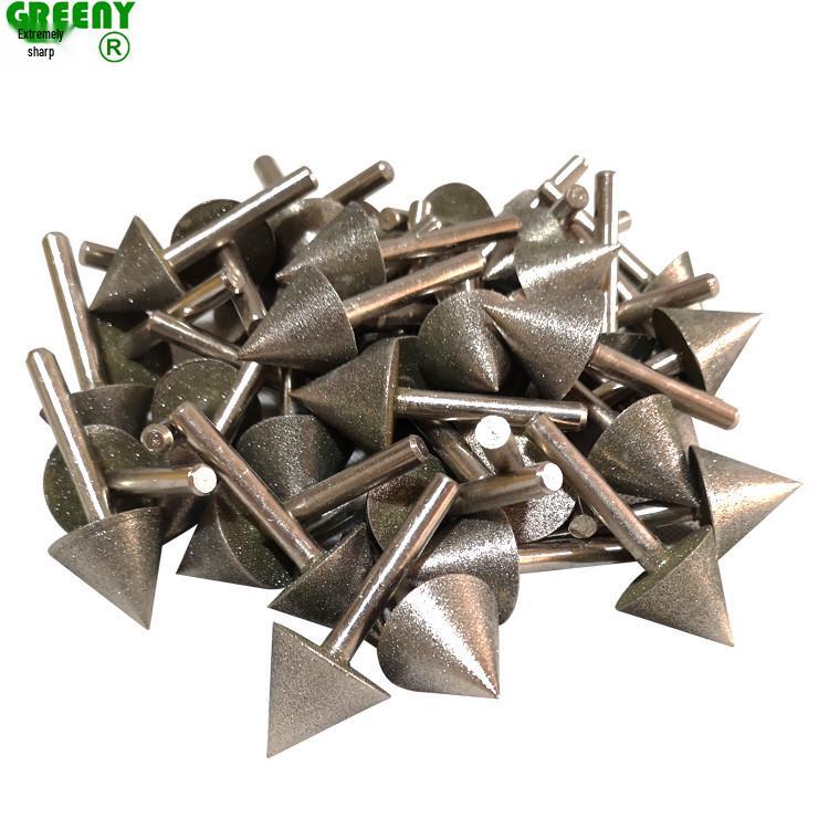 6x25 Diamond Alloy Grinding Head Set for Stone Carving and Polishing