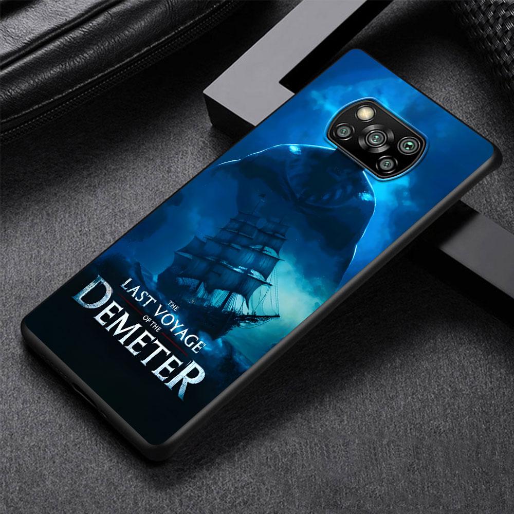 Poslední plavba Demeter Pouzdro pro Xiaomi Poco M5s X3 NFC X5 F3 M4 M3 Pro Černý silikonový měkký kryt na telefon Coque