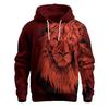 2025 Trendy 3D Animal Print Casual Hoodie - European & American Street Style