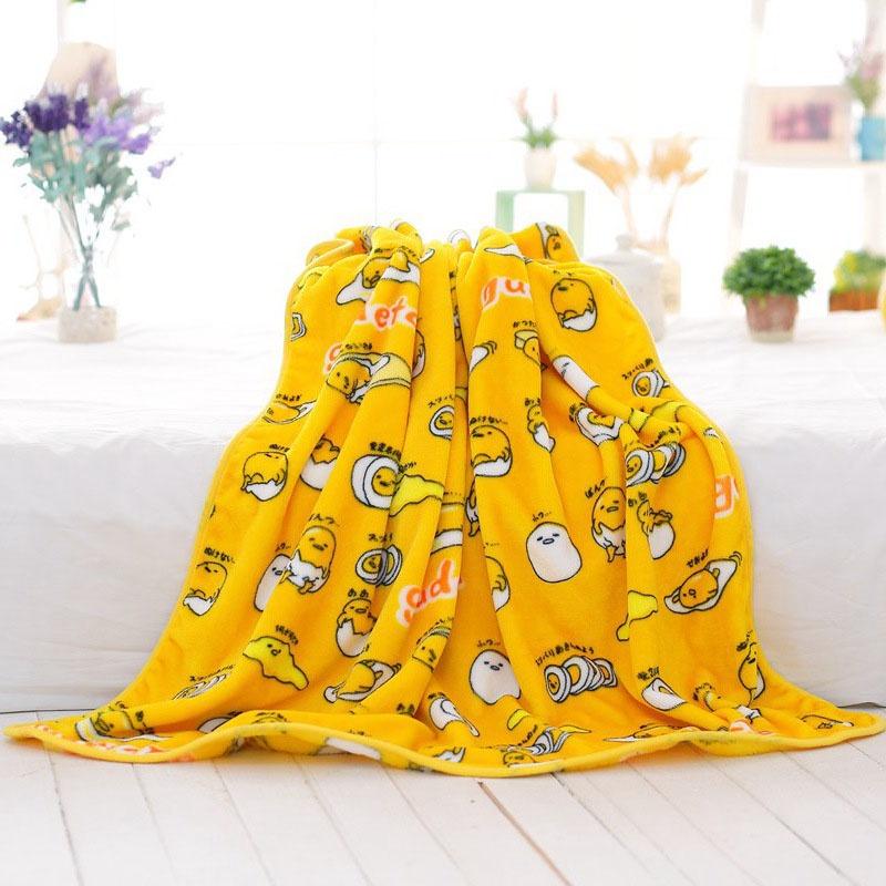 

Plush 1pc Toy Cartoon Lazy Egg Yolk Aircondition Sleeping Warm Blanket Creative Blanket,100x95cm
