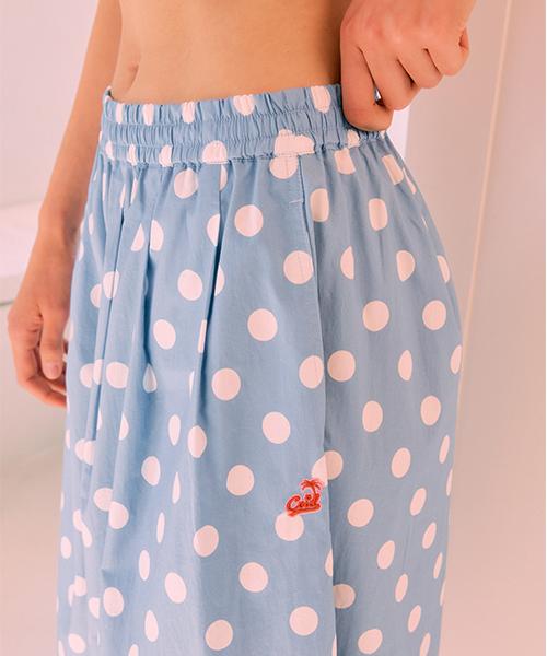 Seideu [W] Luftige Punkt-Culotte-Hose