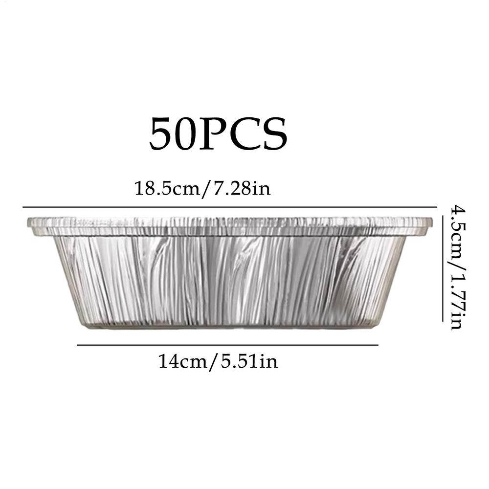Air Fryer Sheets Liners 50 Pieces Aluminum Foil Inserts Round Oil-proof Air Fryer Basket Liner for Bakeware Microwave Toaster