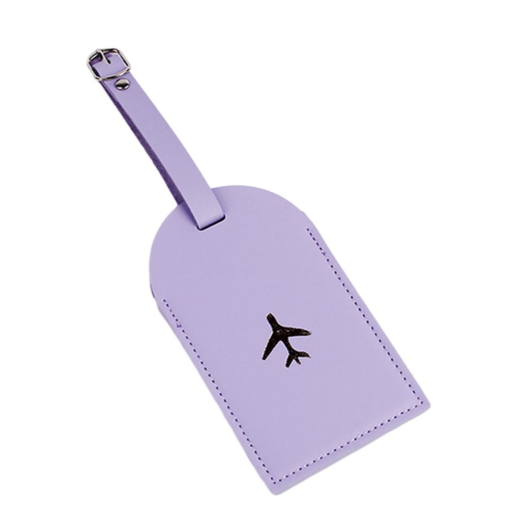 Suitcase Tags Luggage Tag Baggage Backpack Soft Tags with Strap Name ID Address Card Baggage Identifier Travel Accessory