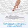 Safe Waterproof Mattress Pad Protector Quilted Fitted Sheet with Elastic Bands for Hotel Home Waterproof Mattress Cover 140/160