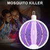 Foldable Bug Zapper Racket Rechargeable Mosquito Swatter Fly Killer and Mosquito Trap Lamp for Indoor and Outdoor