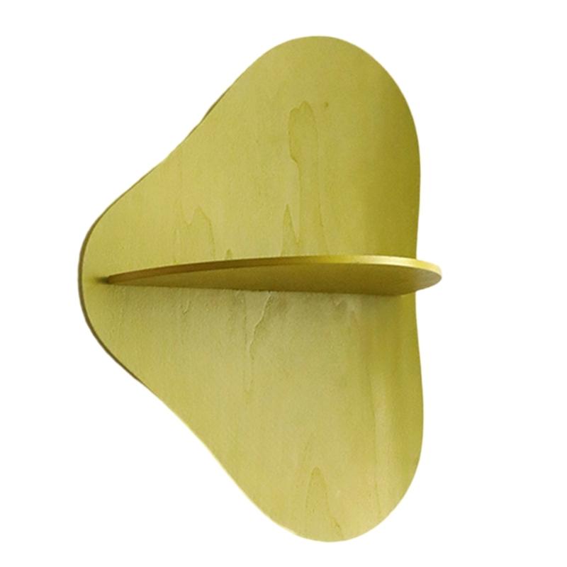 Space Saving Wood Wall Shelf Space Saving Wood Wall Shelf for Crystal Collection in Living Room or Office