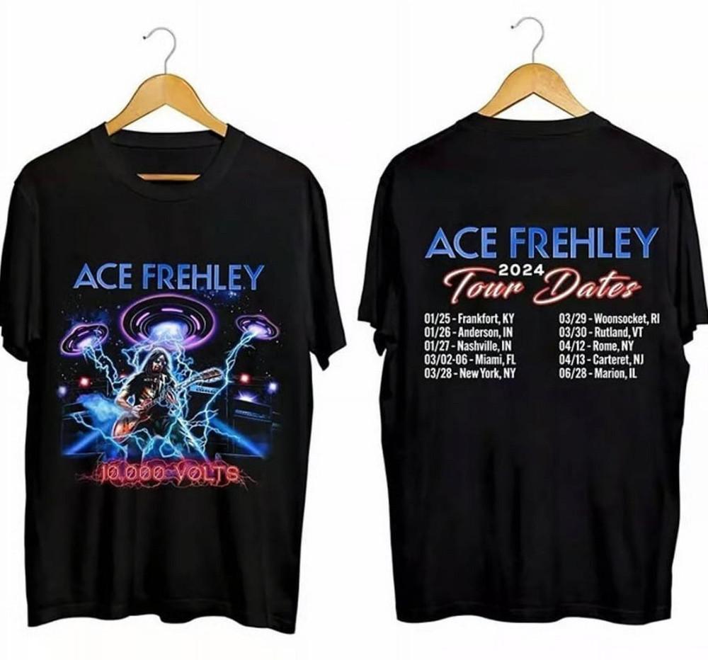 Neues Ace Frehley 2024 Tour Geschenk für Fans Unisex S-5Xl T-Shirt Ss2735