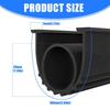 Multipurpose Rubber Sealing Strips for Door Window Garages Prevents Heat Loss Improves Comfortable Simple Application