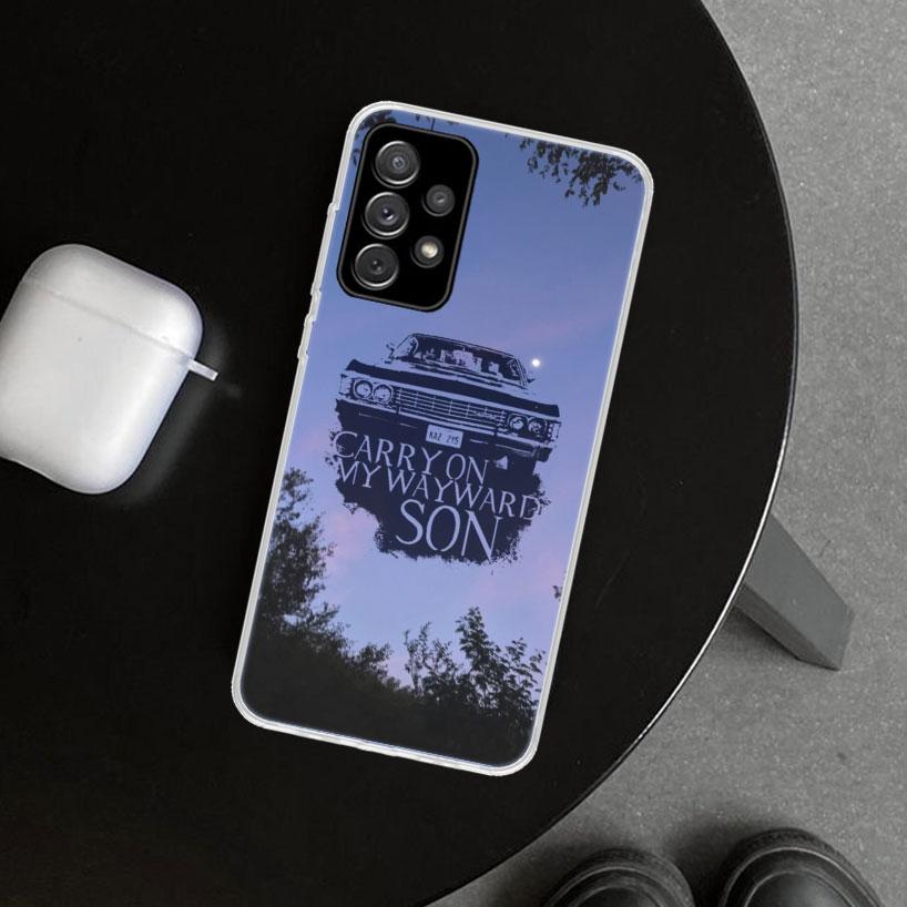 Babaite Supernatural SPN Dean And Sam Phone Case Cover for Samsung Galaxy A12 A22 A32 A52 A72 A02S A51 A50S A31 A20S A10S Note 2