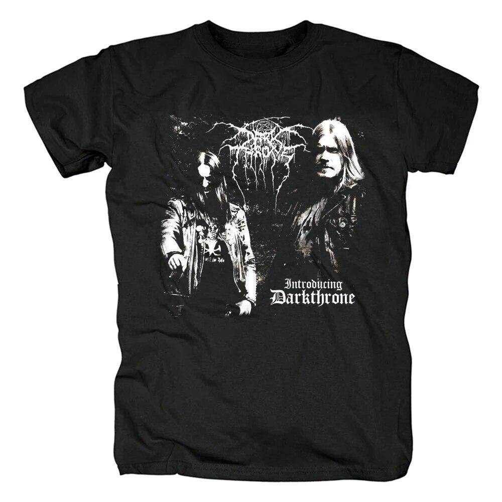 Darkthrone Magliette Bathory T Shirt Casual Estate Cotone Tee Tops Harajuku Streetwear Graphic Cotton Tee Tops T-shirt oversize