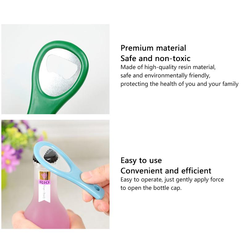 Metal And Plastic Beer Opener Wine Opener Screwdriver Wrench Beer Opener Non-Slip Handle Can Beer Bottle Opener For Home Kitchen